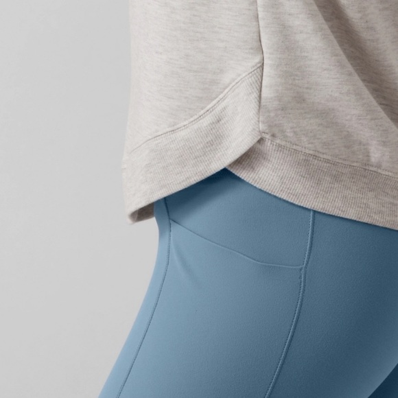 Athleta Mindset Crew Sweatshirt in Super Soft Heather Gray - Picture 4 of 16